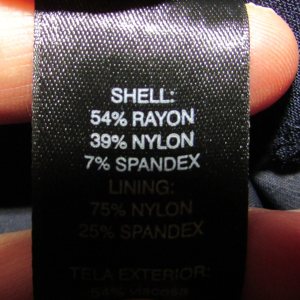 WHBM Navy blue pencil skirt - Picture 5 of 6